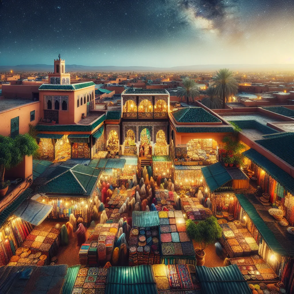 5. Marrakech, Morocco: Vibrant souks (markets), luxurious riads (traditional houses), and the magical Sahara Desert provide an exotic escape.