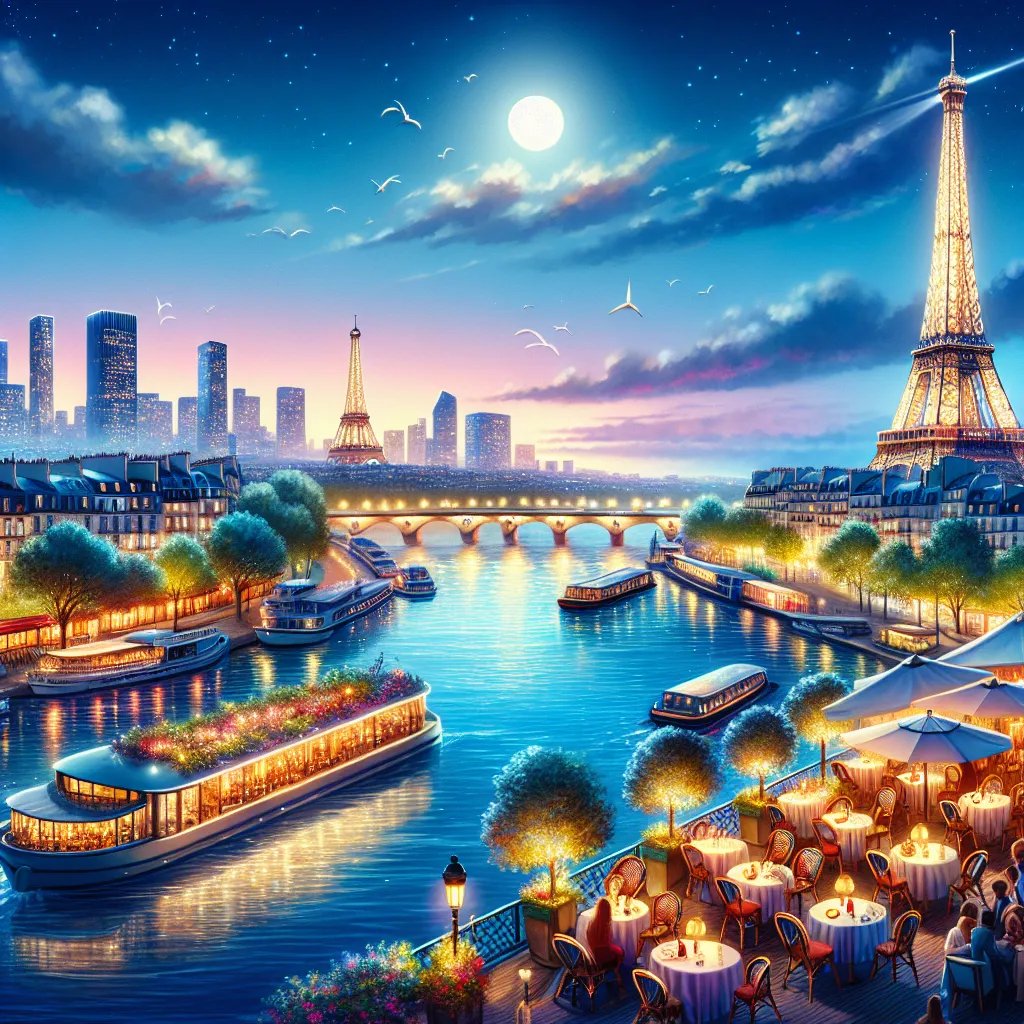 1. Paris, France: The City of Lights exudes romance with its charming cafes, iconic Eiffel Tower, and Seine River cruises.